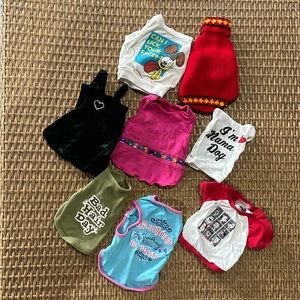 Extra small teacup, puppy dog outfits bundle